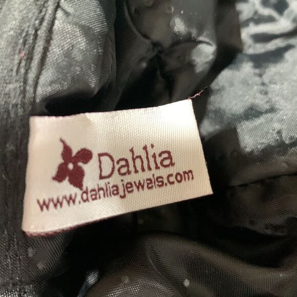 DAHLIA newsboy hat flower details wool blend lined elastic back women’s - Picture 8 of 10